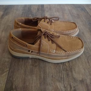 Tan's brand loafers, men's size 10